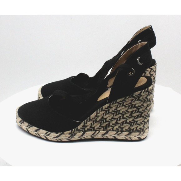 Nine West Women's Friend Tie-Up Espadrille Wedges - Picture 7 of 8